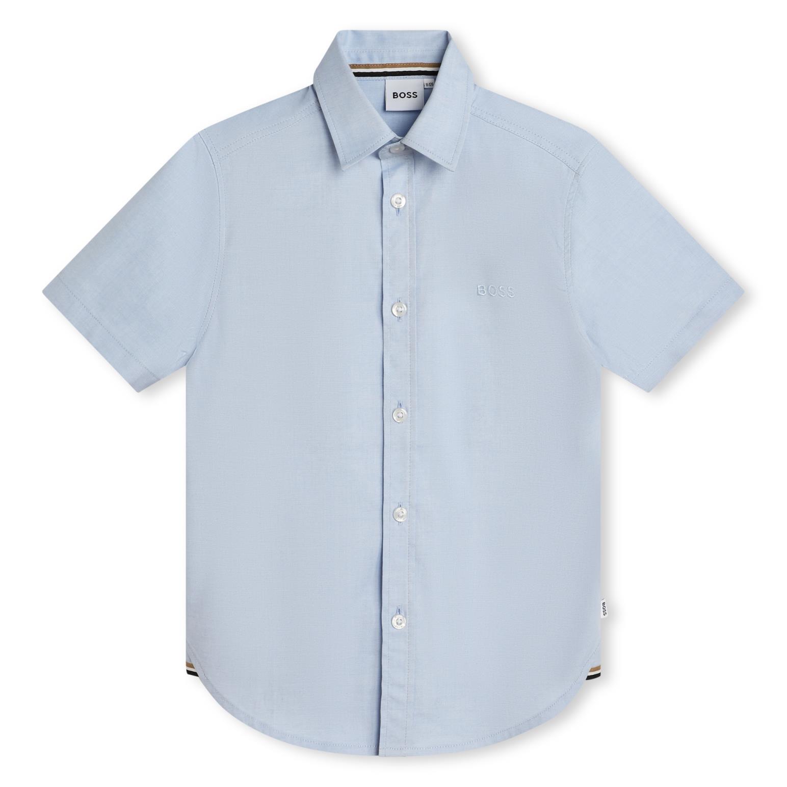 Hugo Boss Ss Oxford Emb Shirt 6 - 8Y